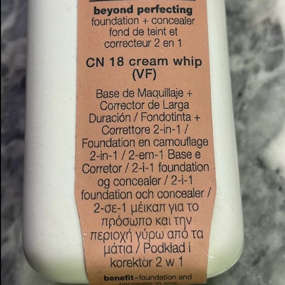 New Clinique‎ Beyond Perfecting Foundation Cream Whip
